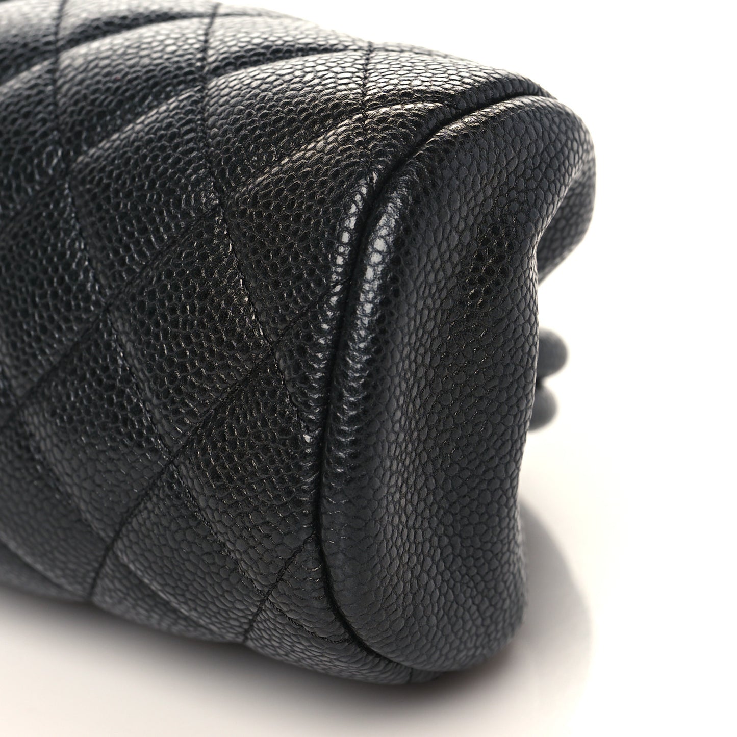 Caviar Quilted Timeless Clutch Black