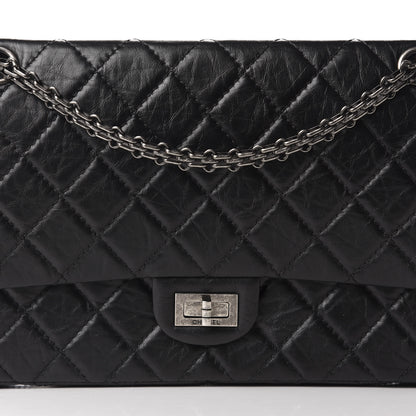 Chanel Aged Calfskin Quilted 2.55 Reissue 226 Flap Black 10 of 11
