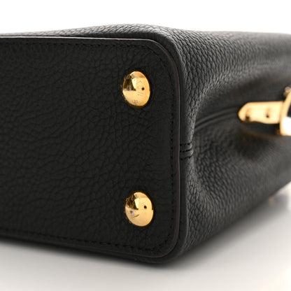 Louis Vuitton Taurillon Capucines BB Black 10 of 10