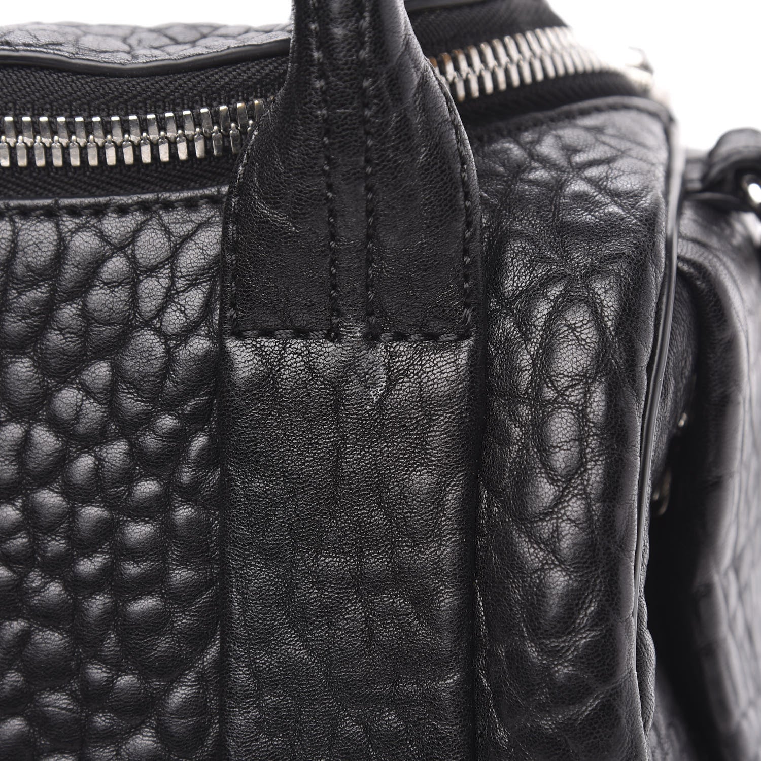 Alexander Wang Pebbled Lambskin Mini Rockie Black Rhodium Hardware 9 of 9