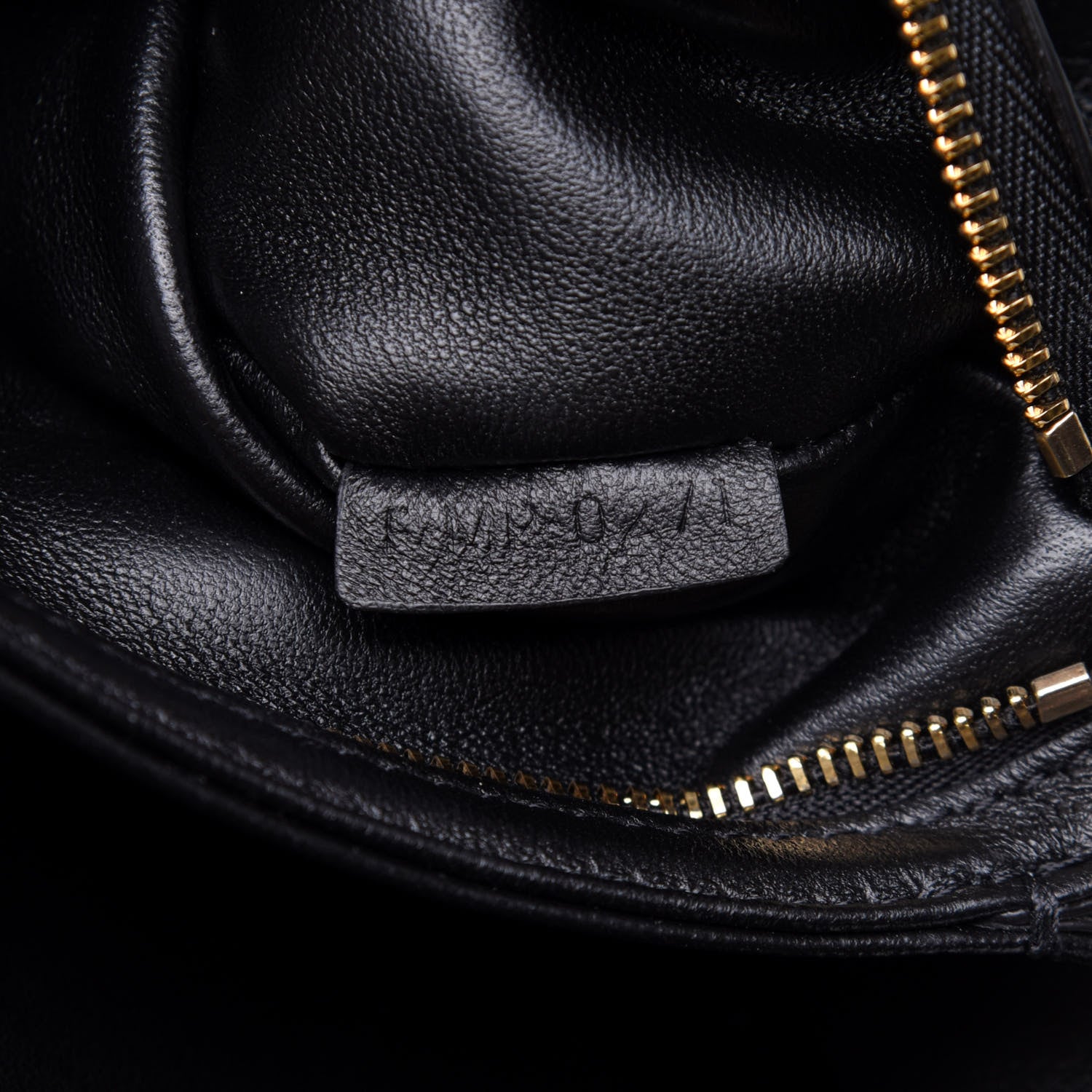 Celine Shiny Calfskin Medium Triomphe Black 9 of 12