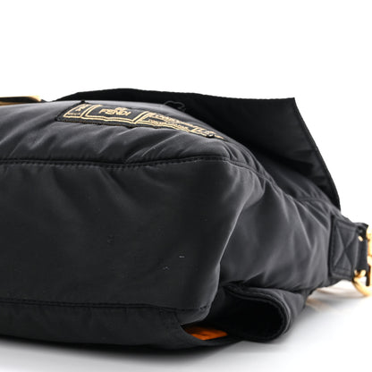 Fendi X PORTER Nylon XL Belt Baguette Bag Black 12 of 13