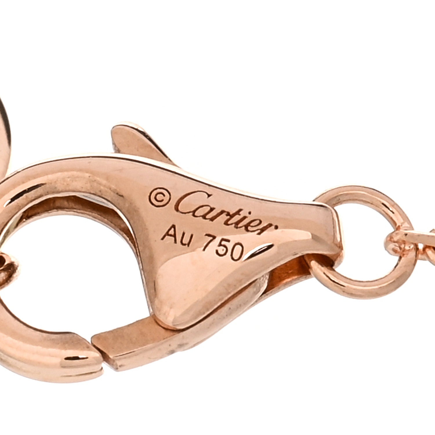 Cartier 18K Pink Gold Diamond XS D'Amour Bracelet 3 of 4
