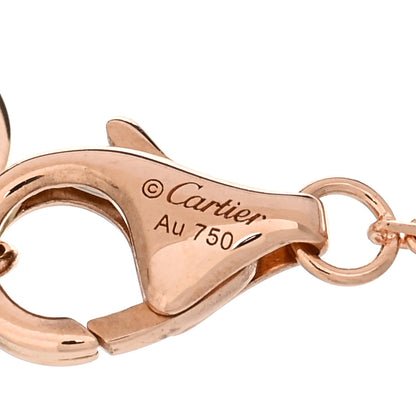 Cartier 18K Pink Gold Diamond XS D'Amour Bracelet 3 of 4
