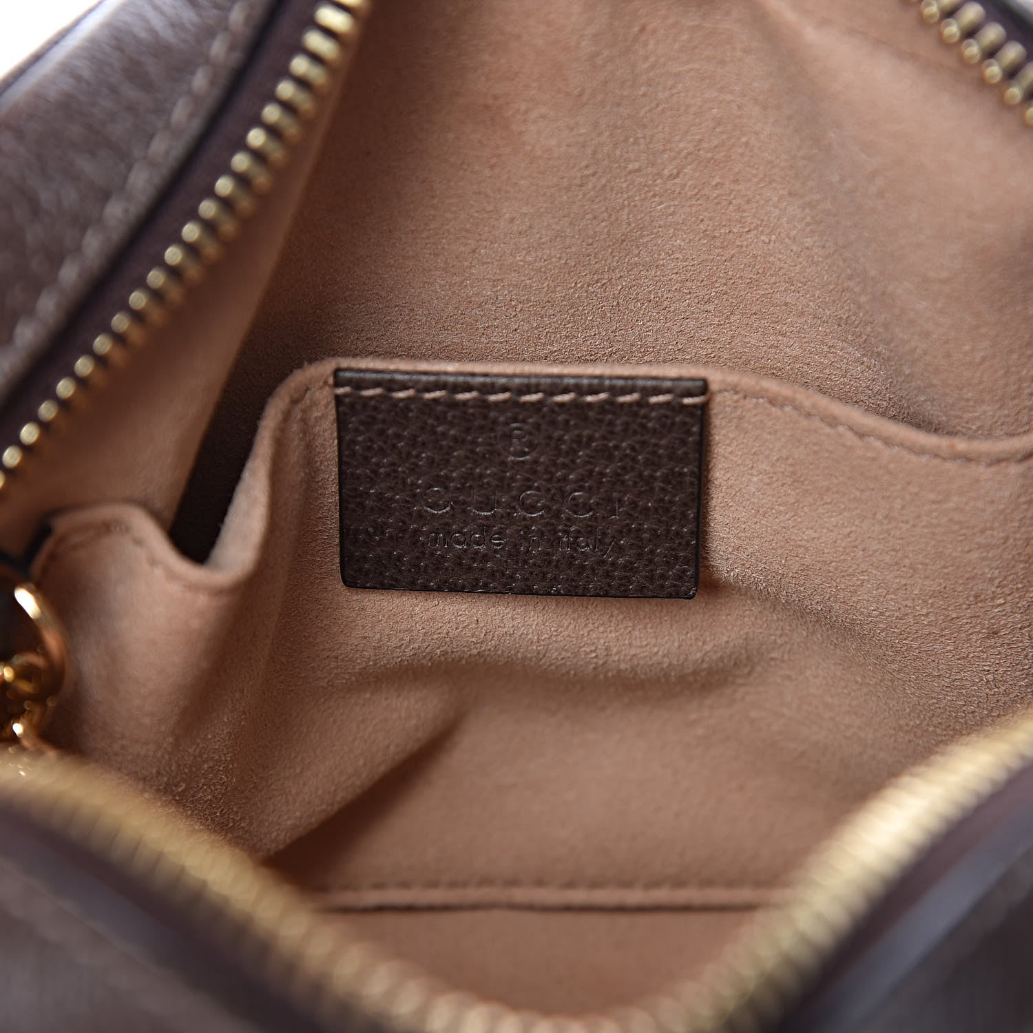 Gucci GG Supreme Monogram Web Mini Ophidia Shoulder Bag Brown 6 of 11