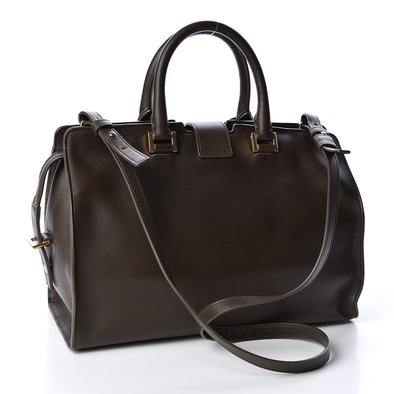 Saint Laurent Calfskin Small Classic Y Cabas Grey 2 of 8