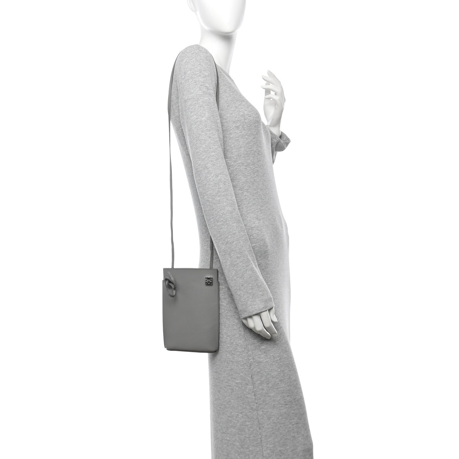 Loewe Classic Calfskin Dice Pocket Grey 2 of 9