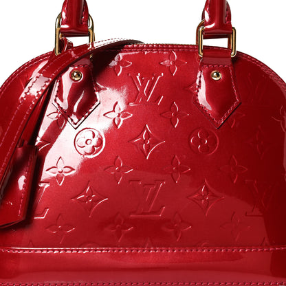 Louis Vuitton Vernis Alma BB Pomme D'Amour 8 of 12