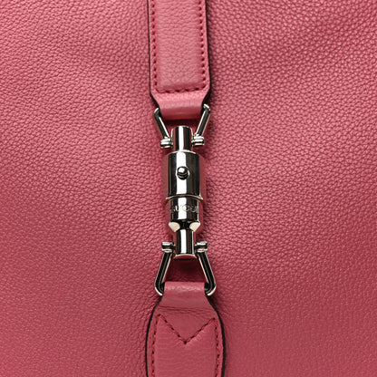 Gucci Soft Grained Calfskin Large Jackie Hobo Glossy Pink 8 of 10
