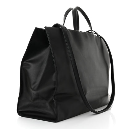 Telfar Vegan Leather Large Shopping Bag Black 3 of 11