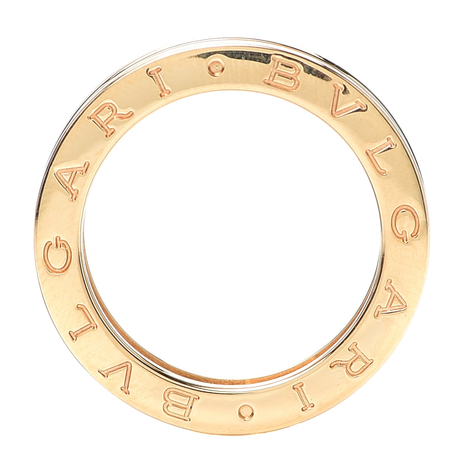 Bulgari 18K Yellow Gold B.Zero1 One-Band Ring 53 6.5 4 of 5