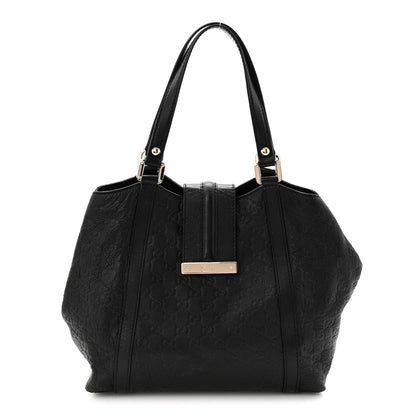 Gucci Guccissima Medium New Ladies Tote Black 1 of 10