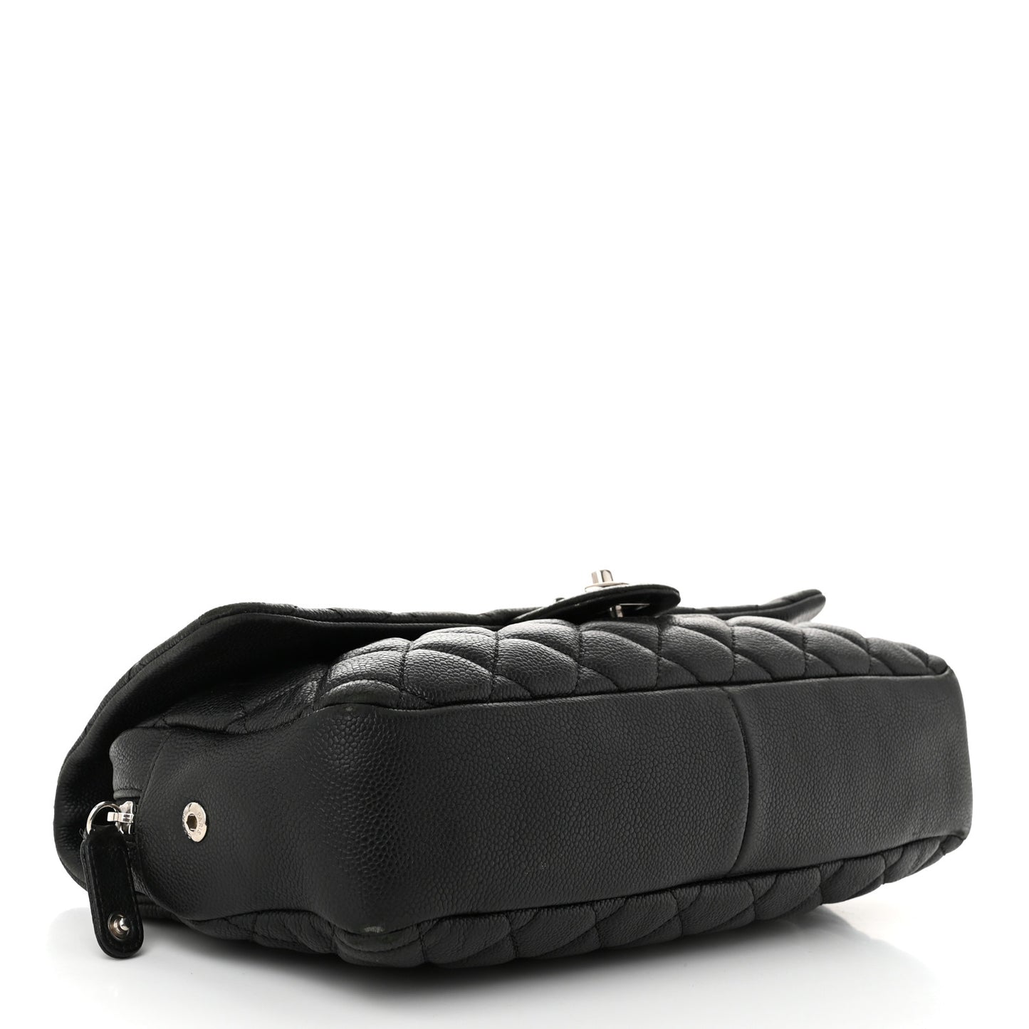 Caviar Quilted Jumbo Easy Flap Black