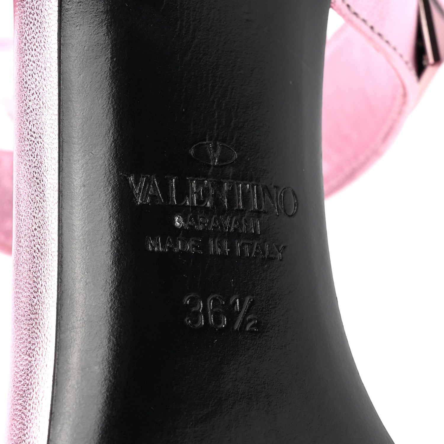 Valentino Garavani Metallic Nappa Roman Stud T-Strap 100mm Sandals 36.5 Giacinto 6 of 11