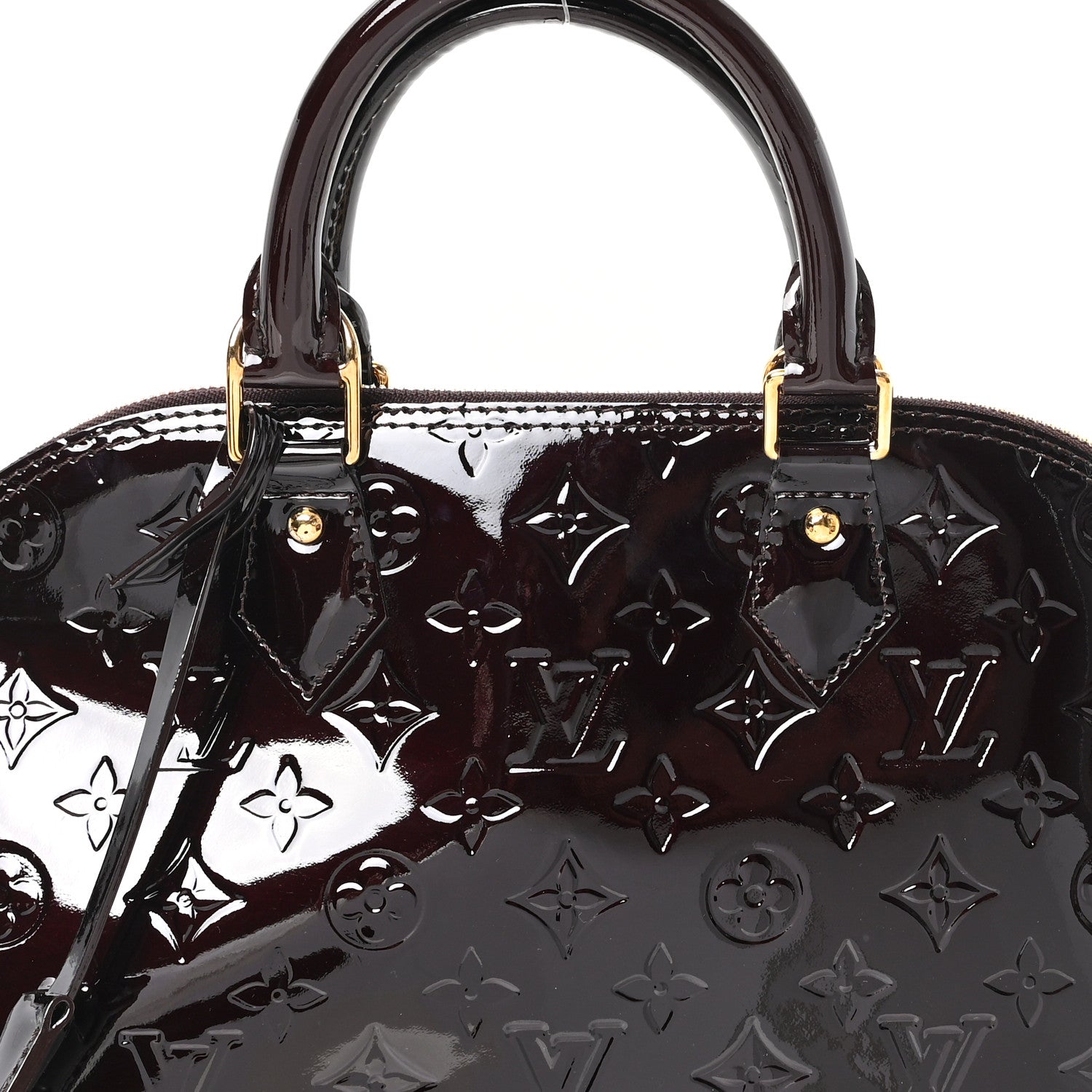 Louis Vuitton Vernis Alma MM Amarante 7 of 10