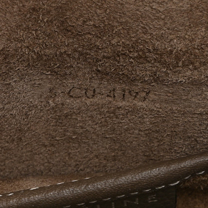 Celine Drummed Calfskin Nano Luggage Souris 7 of 10