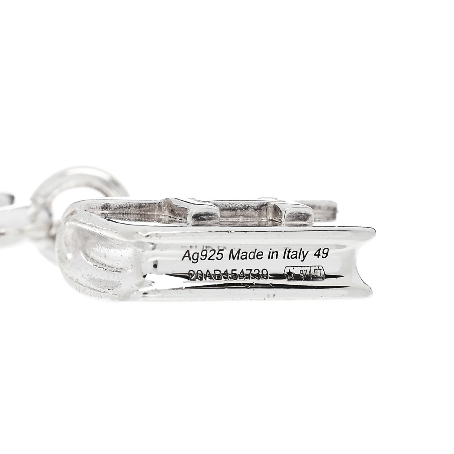 Hermes Sterling Silver Constance Amulettes Ring 49 4.75 5 of 5