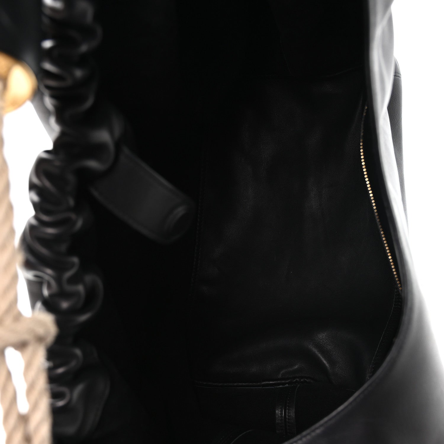 Loewe Calfskin XL Squeeze Cord Bag Black 4 of 8