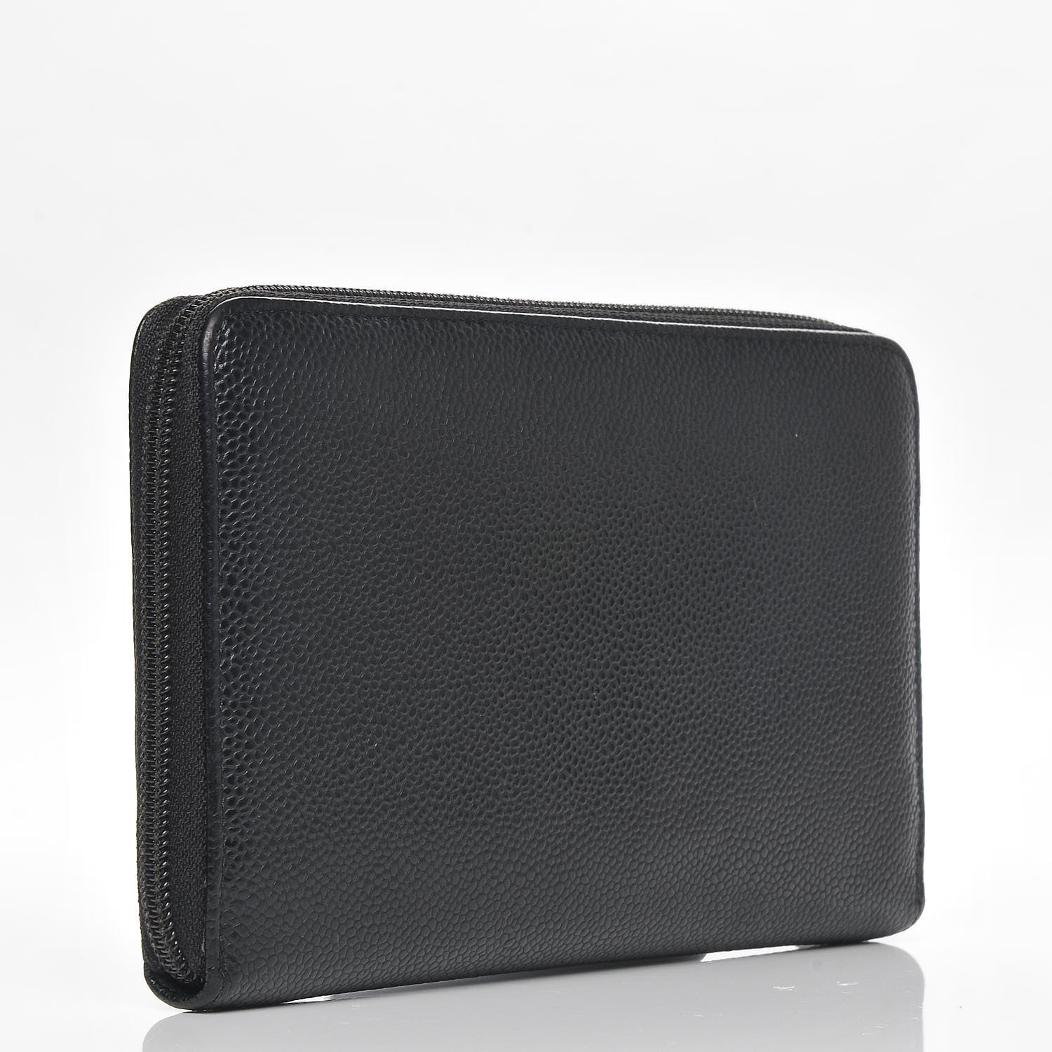 Chanel Caviar Large Timeless CC Zip Around Organizer Wallet Black 3 of 7