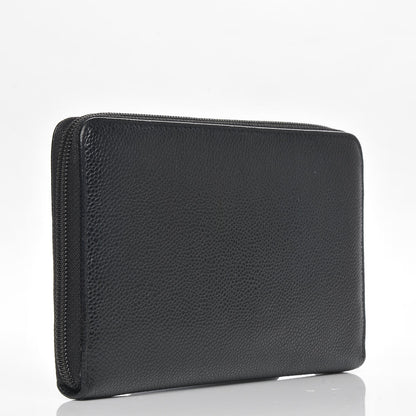 Chanel Caviar Large Timeless CC Zip Around Organizer Wallet Black 3 of 7