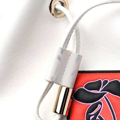 Christian Dior Calfskin Paradise Bubble Bucket Bag White 10 of 10