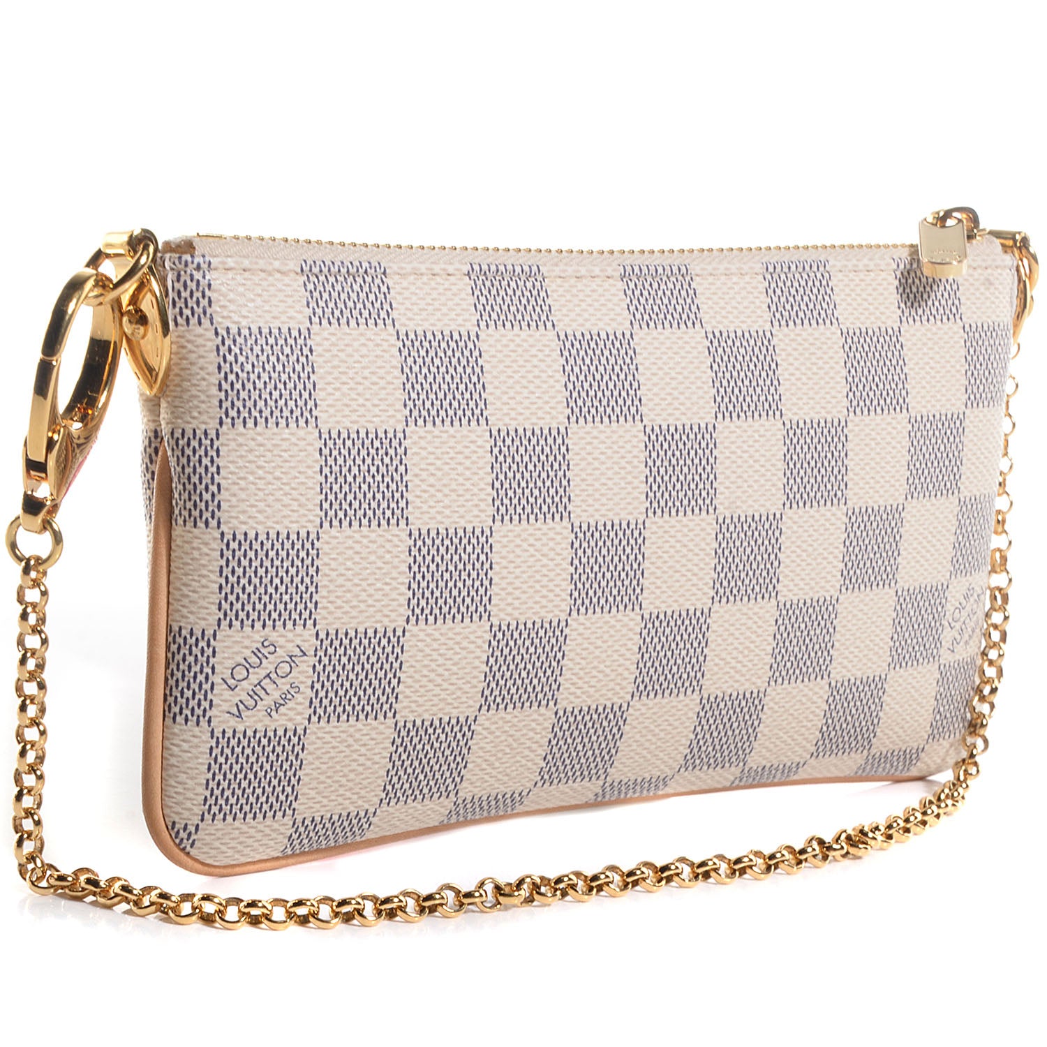 Louis Vuitton Damier Azur Pochette Milla MM 3 of 7