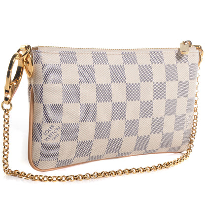 Louis Vuitton Damier Azur Pochette Milla MM 3 of 7