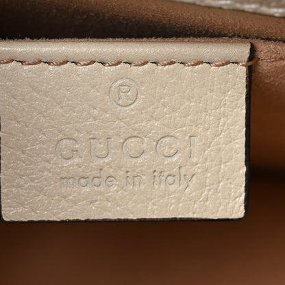 Gucci Calfskin Web Stripe Butterfly Small Totem Shoulder Bag White 7 of 10