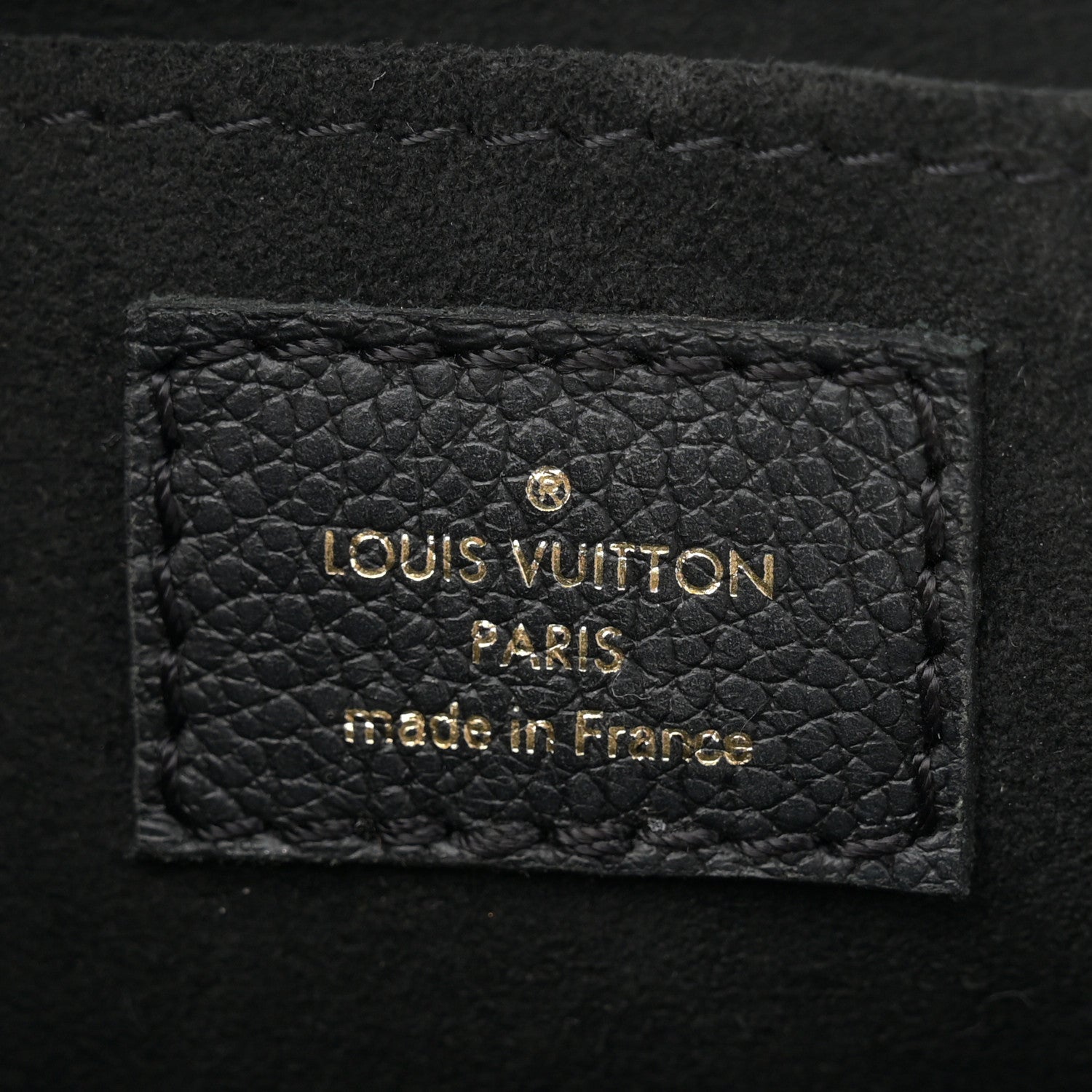 Louis Vuitton Empreinte Monogram Giant Petit Sac Plat Black Beige 6 of 12