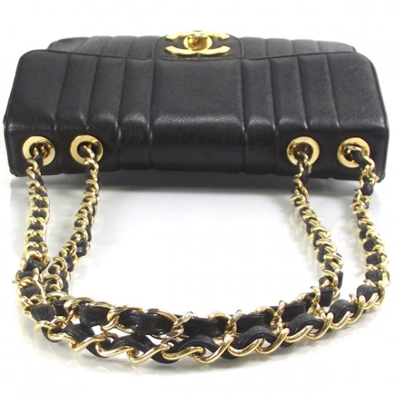 Chanel Vintage Caviar Mademoiselle JUMBO Flap Black 6 of 12