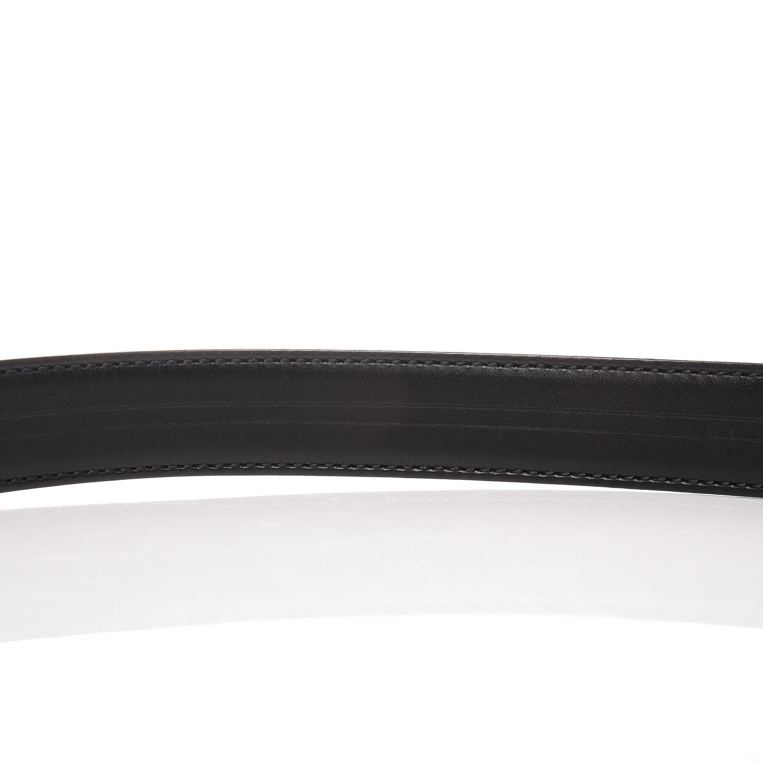 Fendi Coated Canvas Enamel Granite Monster Eyes Buckle Belt Black Multicolor 9 of 11