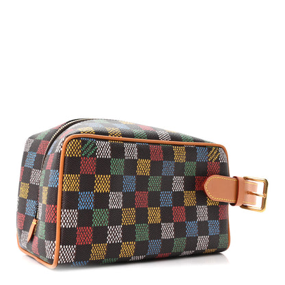 Louis Vuitton LV Vers Damier Ebene Locker Dopp Kit Toilet Pouch Multicolor 3 of 10