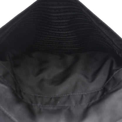 Prada Nylon Vela Flat Messenger Bag Black 6 of 12