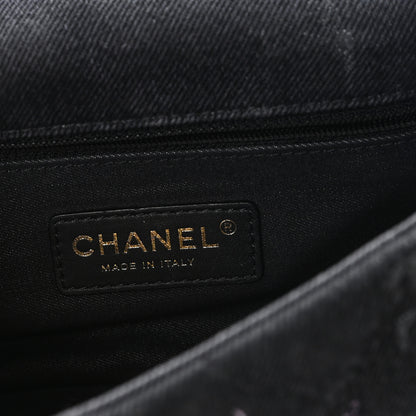 Chanel Denim Quilted Denim Mood Mini Rectangular Flap Black Multicolor 5 of 10