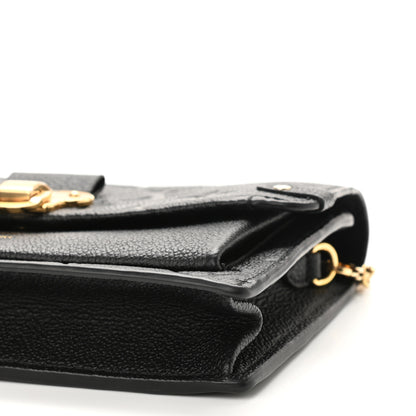 Louis Vuitton Empreinte Vavin Chain Wallet Black 10 of 11