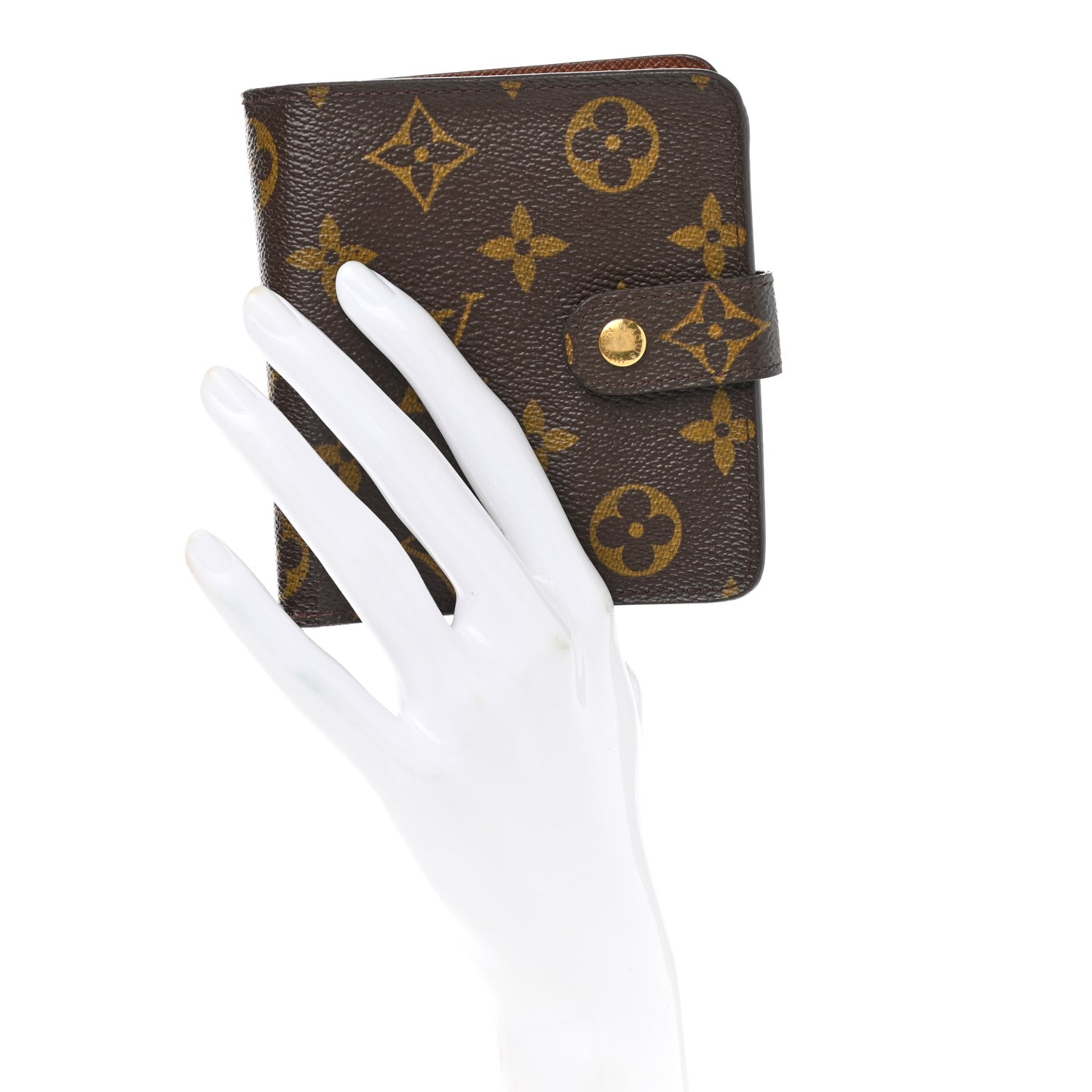 Louis Vuitton Monogram Compact Zippe Zipped Wallet 2 of 9