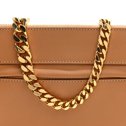 Burberry Calfskin Mini Olympia Chain Shoulder Bag Warm Sand 7 of 9