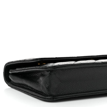 Chanel Caviar Quilted Wallet on Chain WOC Black 10 of 13