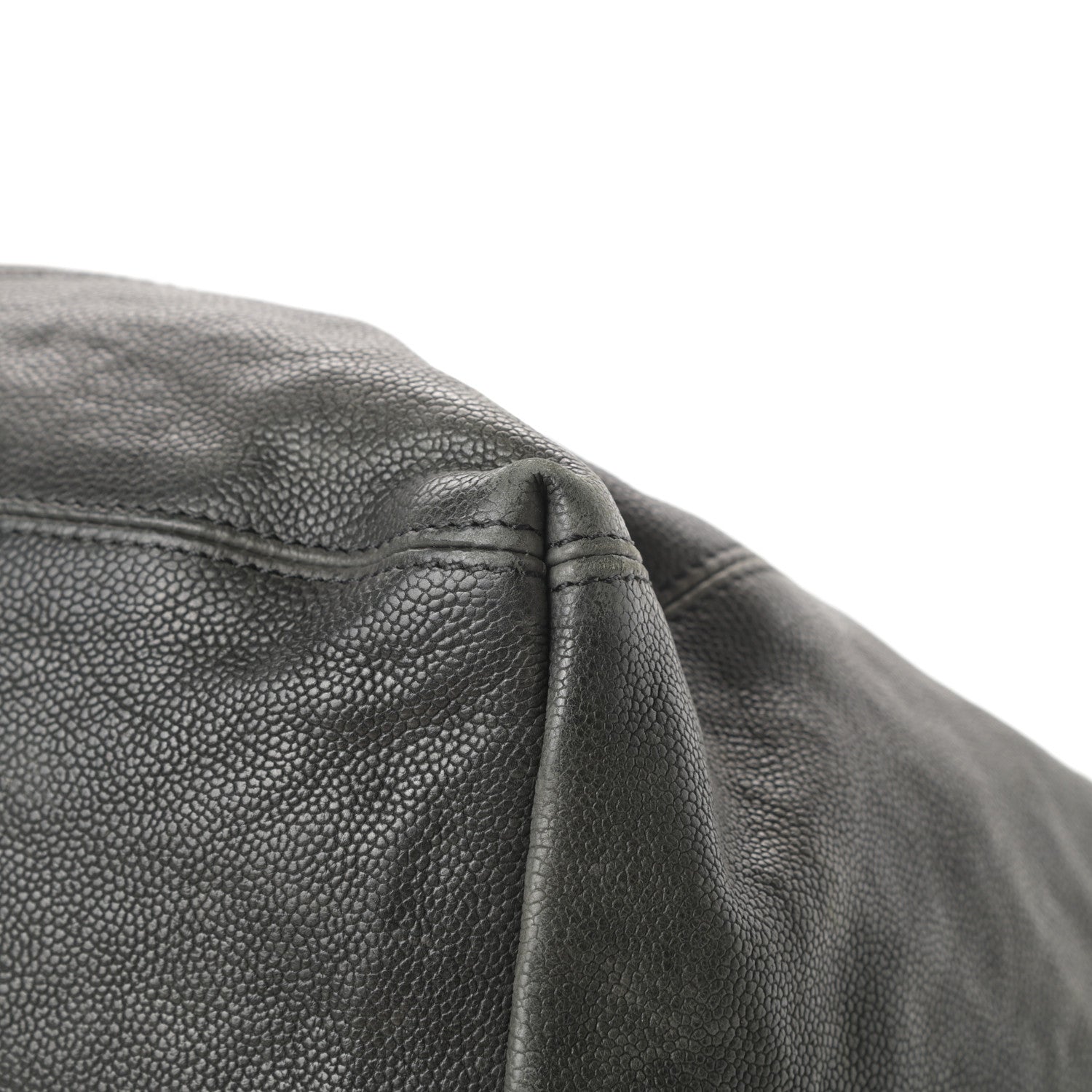 Chanel Distressed Caviar XL Coco Cabas Black 10 of 16