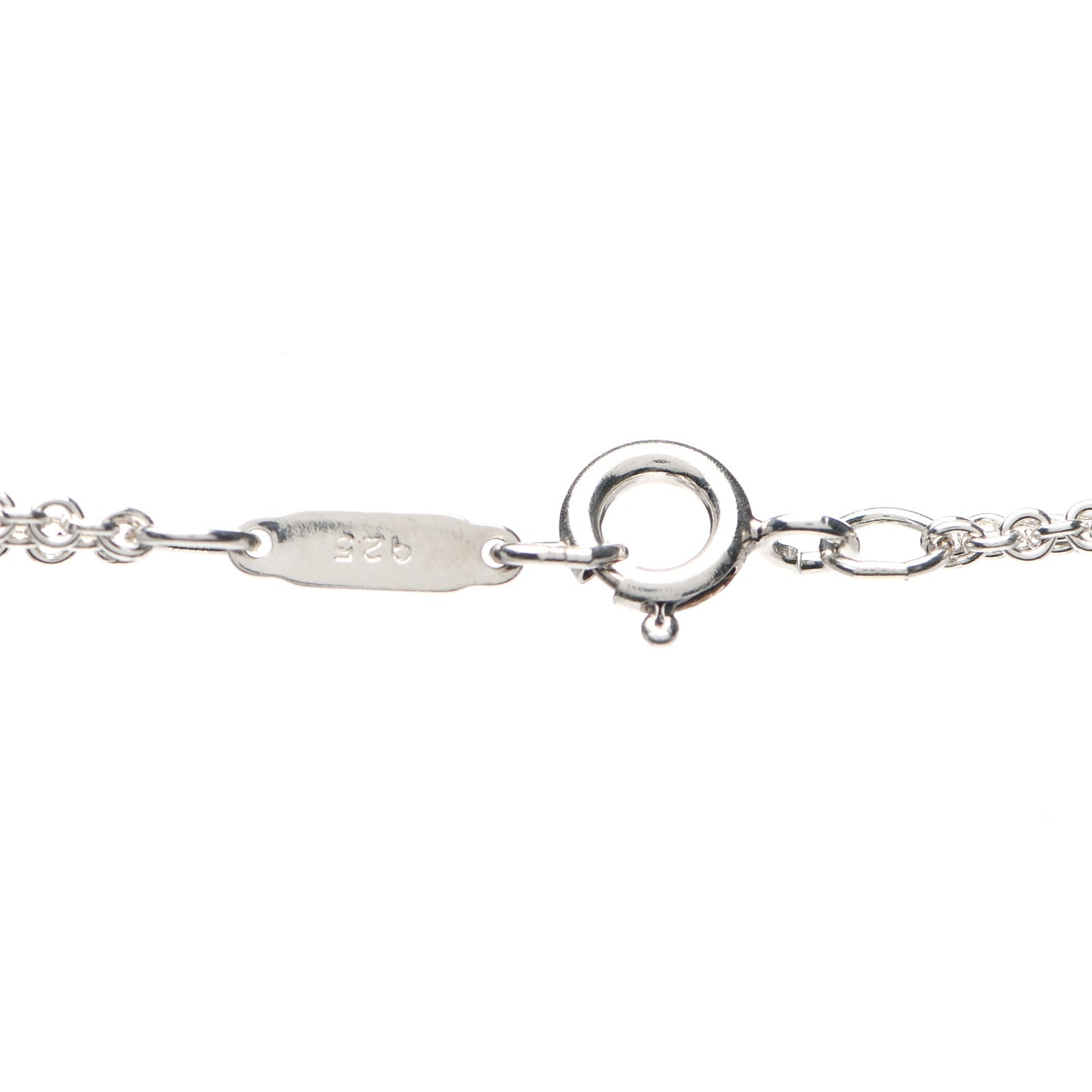 Sterling Silver Figure 8 Pendant Necklace