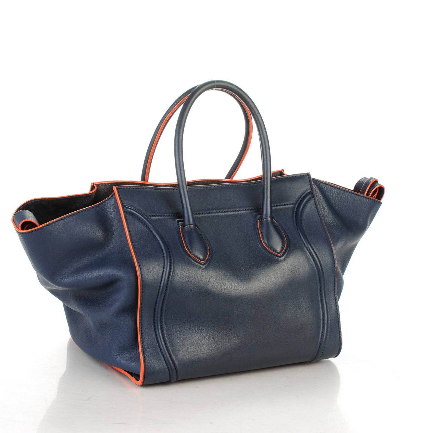 Supple Calfskin Medium Phantom Luggage Midnight
