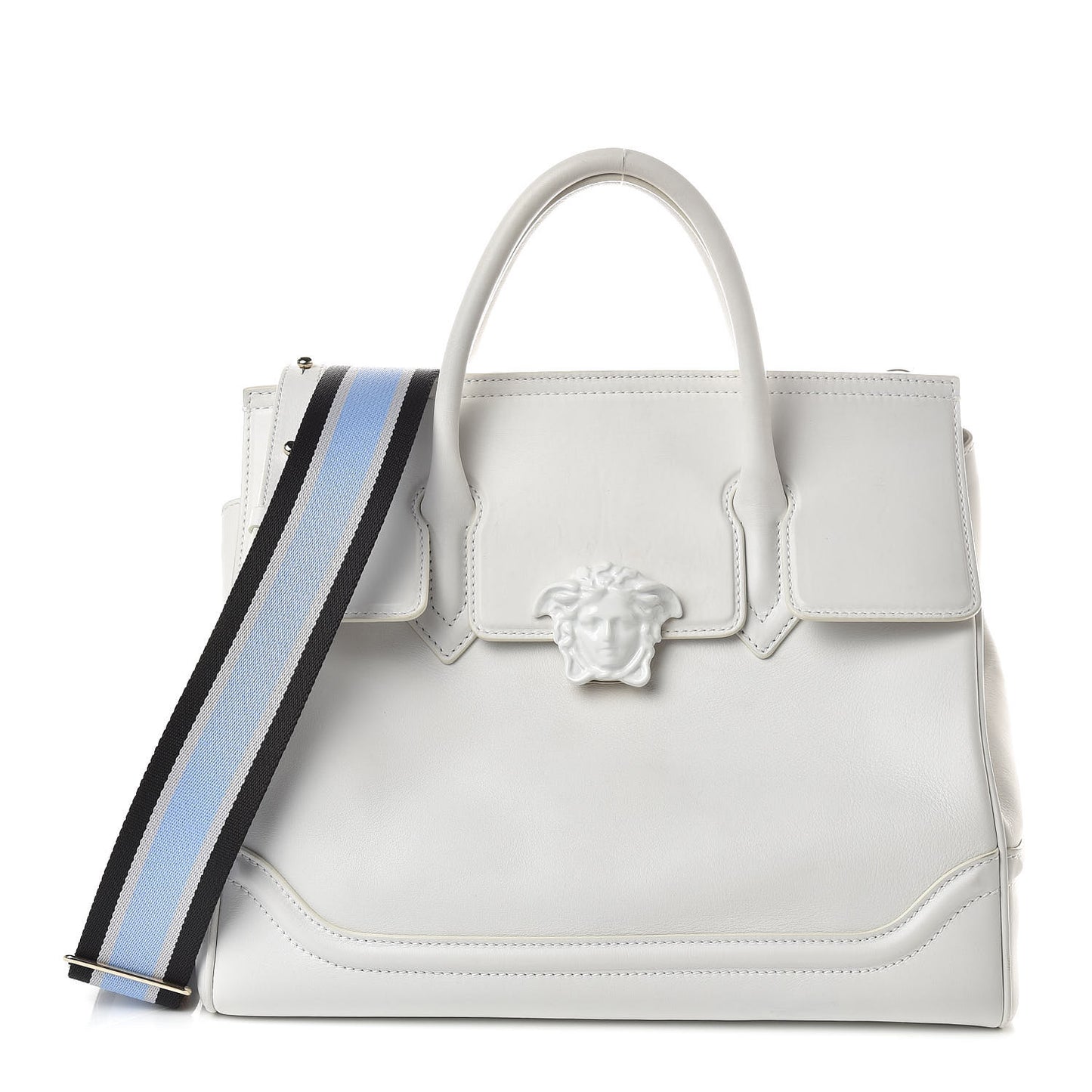 Calfskin Large Palazzo Empire Bag White
