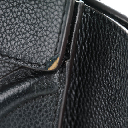 Celine Drummed Calfskin Mini Luggage Black 9 of 9