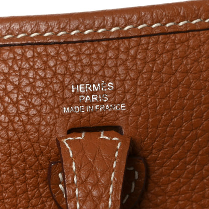Hermes Taurillon Clemence Amazone Evelyne TPM Gold 6 of 10