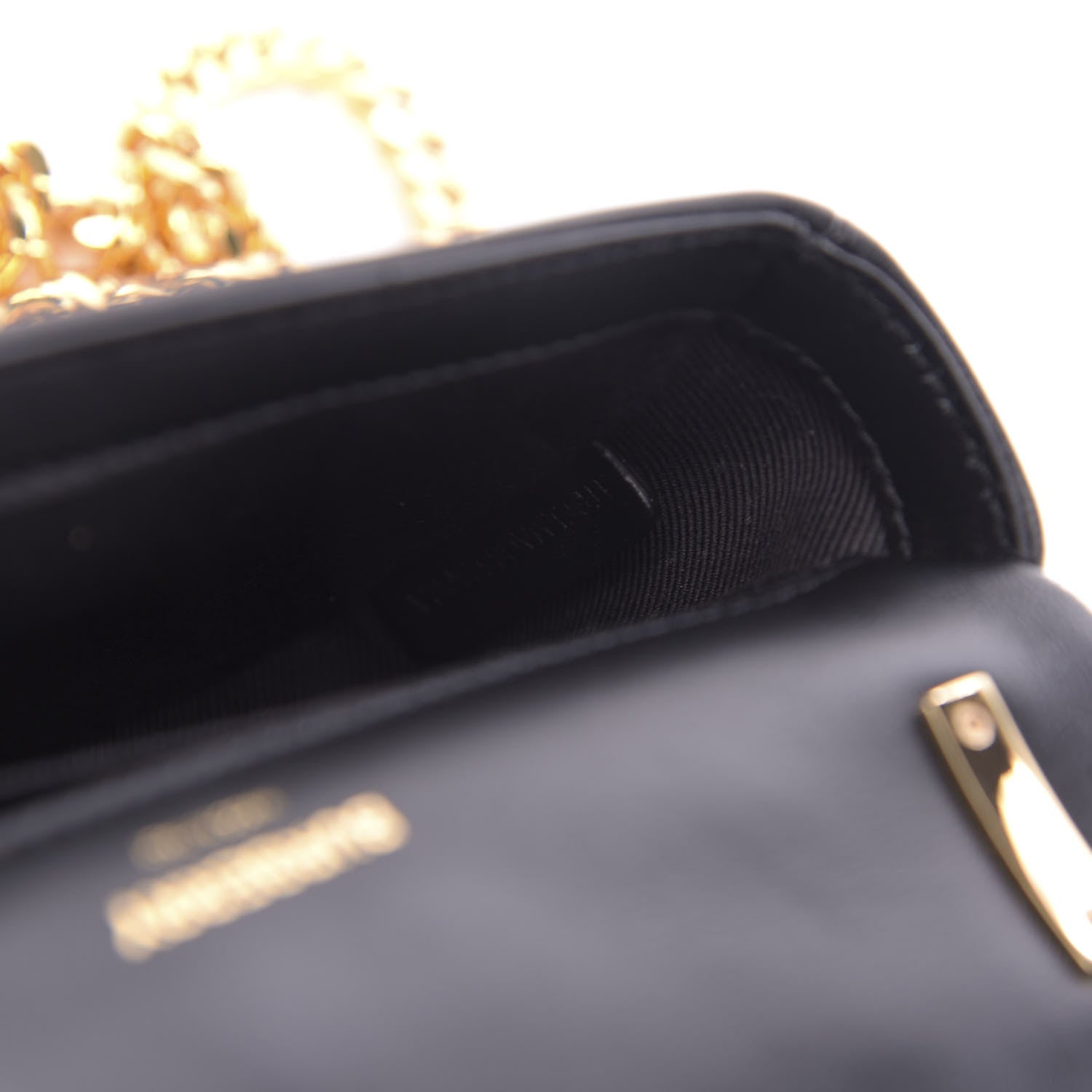 Burberry Grainy Calfskin Quilted Mini Lola Bag Black 9 of 11