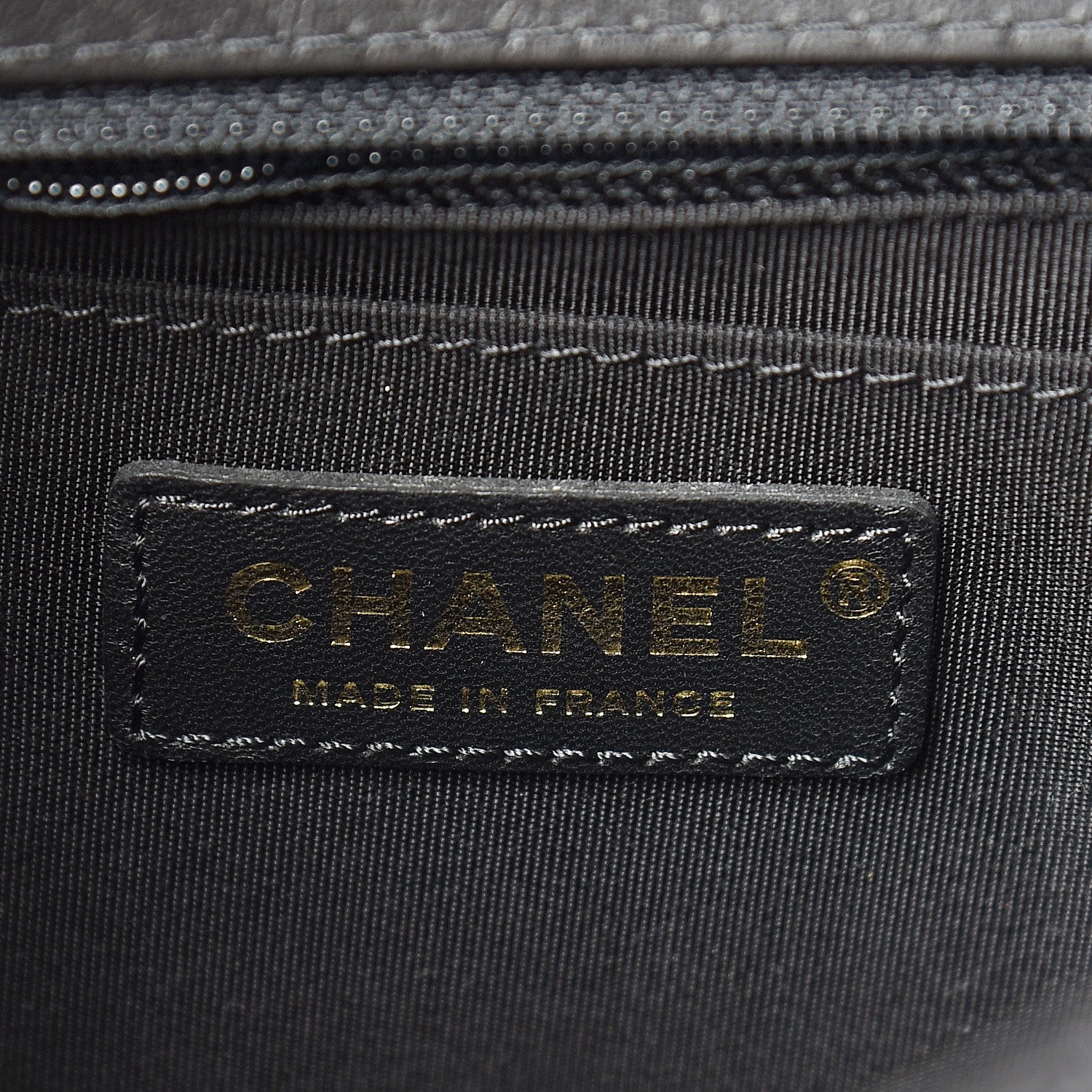 Chanel Calfskin Chevron Quilted Top Handle Flap Black 5 of 10