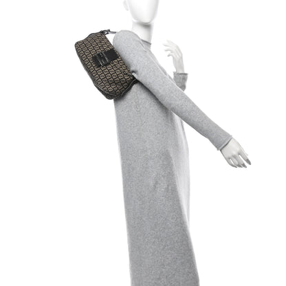 Fendi Zucchino Vitello Baguette Mogano Panna Bruciato 2 of 10