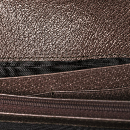 Gucci GG Supreme Monogram Web Ophidia Continental Wallet Brown 7 of 13
