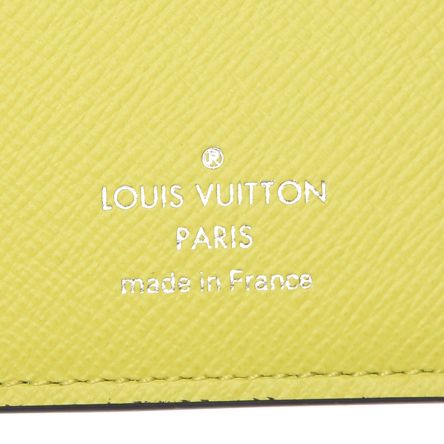 Monogram Taiga Pocket Organizer Yellow