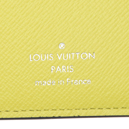 Louis Vuitton Monogram Taiga Pocket Organizer Yellow 6 of 7